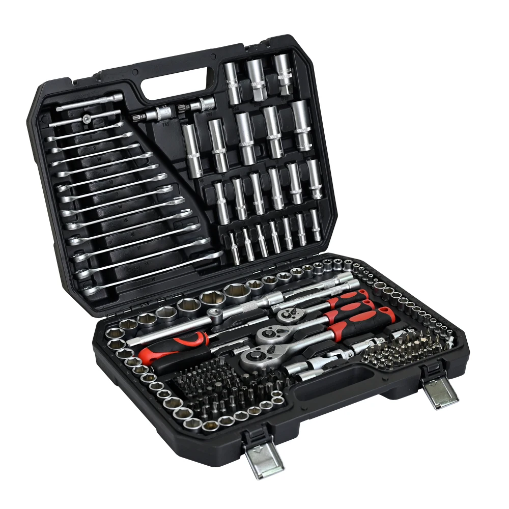 216-Piece Portable Tool Kit with Ratchet, Wrenches & Socket Set for Home Use - Image 3