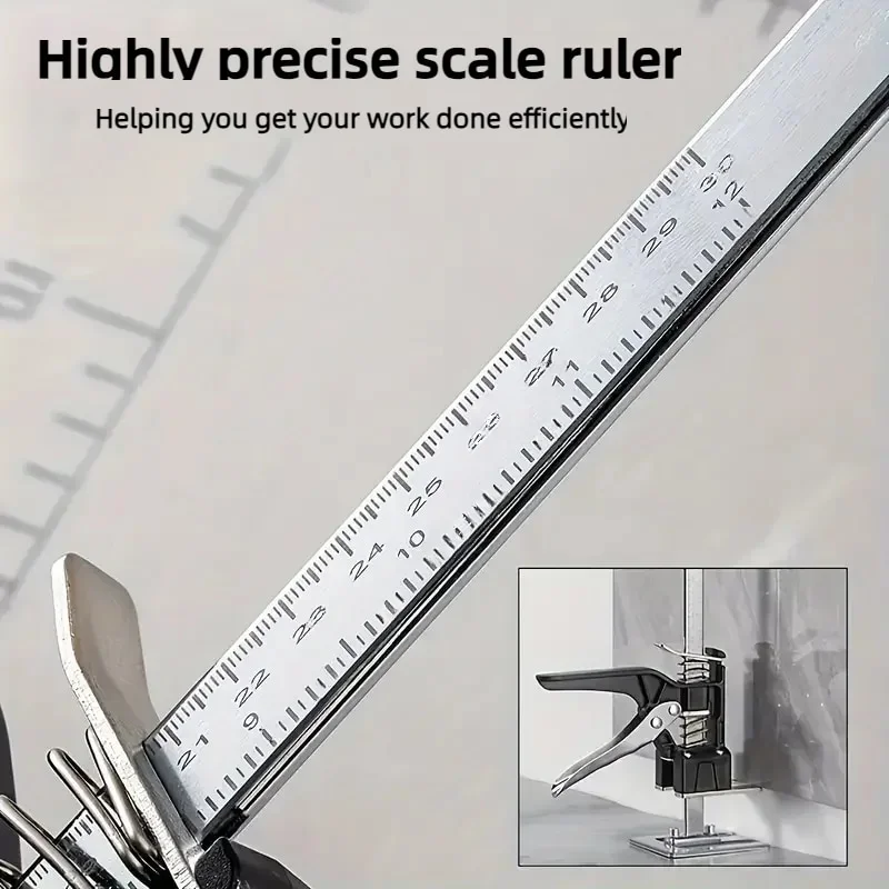 Labor Saving 15-Inch Arm Hand Lifting Jack for Doors, Drywall, Cabinets & Tile Installation - Image 2