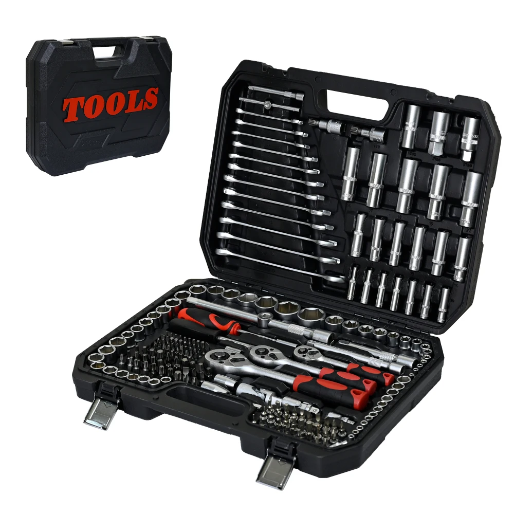 216-Piece Portable Tool Kit with Ratchet, Wrenches & Socket Set for Home Use - Image 5